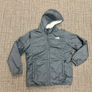The North Face Kids Dark Charcoal Hooded Jacket